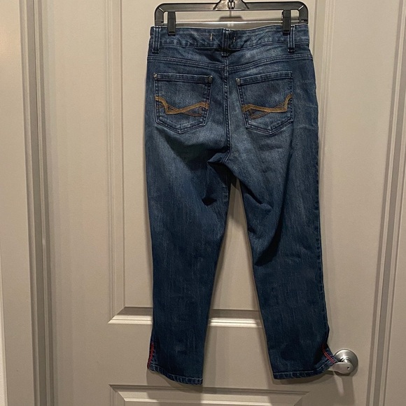 Nine West Vintage America Jeans Size 6 Dark Wash Straight Leg - Picture 5 of 6